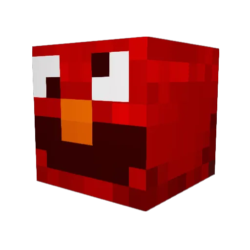 SpriTeeeeee Minecraft avatar head, 3D render