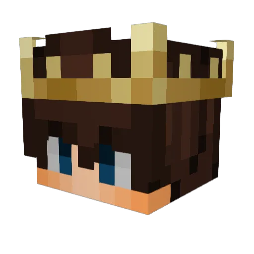 Spriggs1996 Minecraft avatar head, 3D render