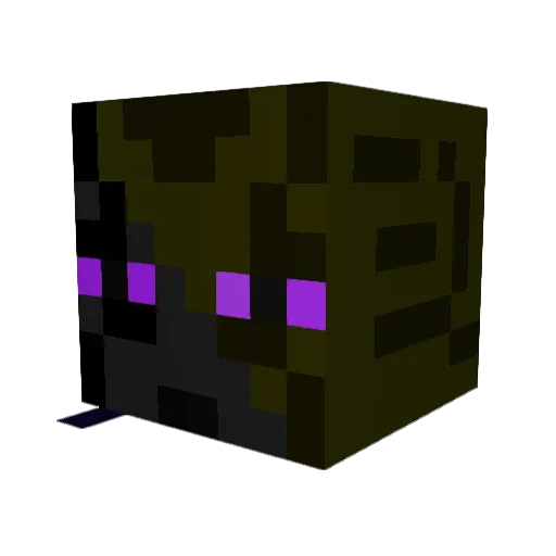 Sprigner Minecraft avatar head, 3D render
