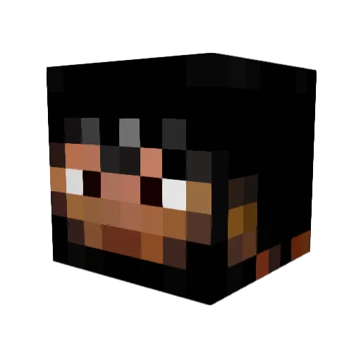 Sprigus Minecraft avatar head, 3D render