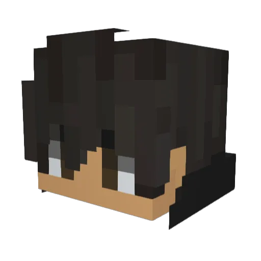 SpringBoi9 Minecraft avatar head, 3D render