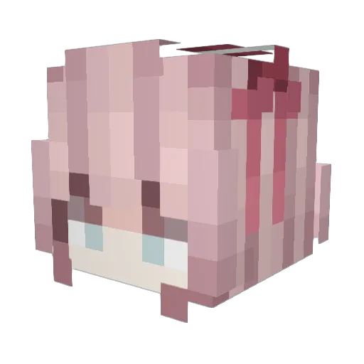 SpringEqui7159 Minecraft avatar head, 3D render