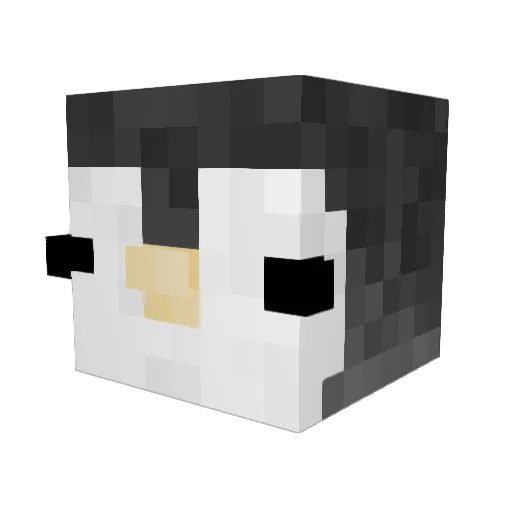 SpringThor Minecraft avatar head, 3D render