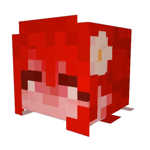 Spring_wolf94 Minecraft avatar head, 3D render