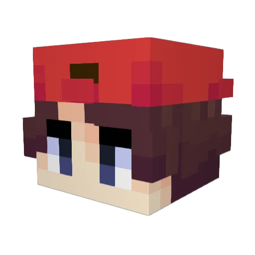Springdiedl Minecraft avatar head, 3D render