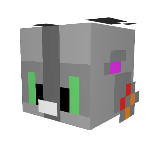 Springwater69 Minecraft avatar head, 3D render
