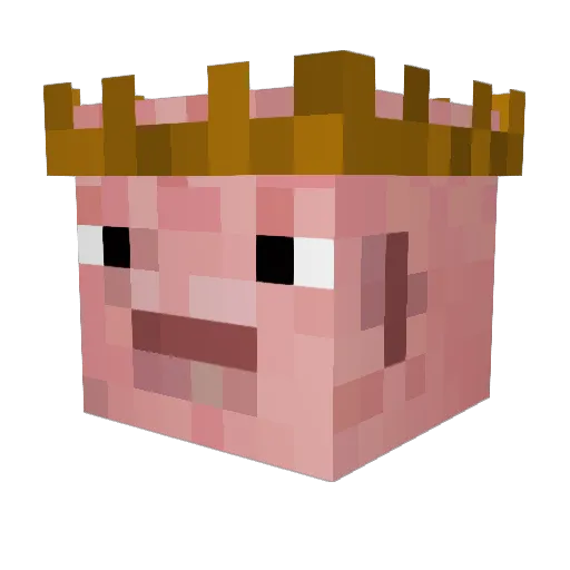 Sprink58 Minecraft avatar head, 3D render
