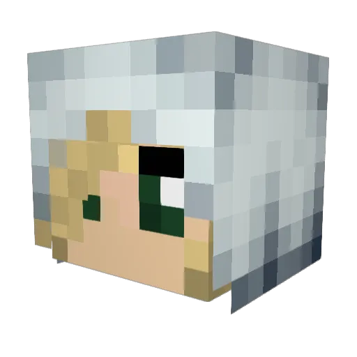 Sprinkle_Cupcake Minecraft avatar head, 3D render