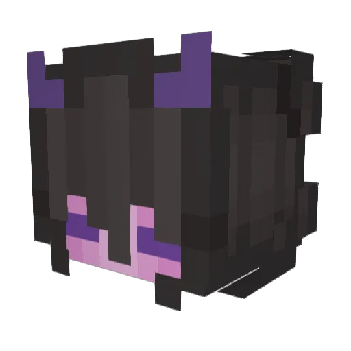 Sprinkles437 Minecraft avatar head, 3D render