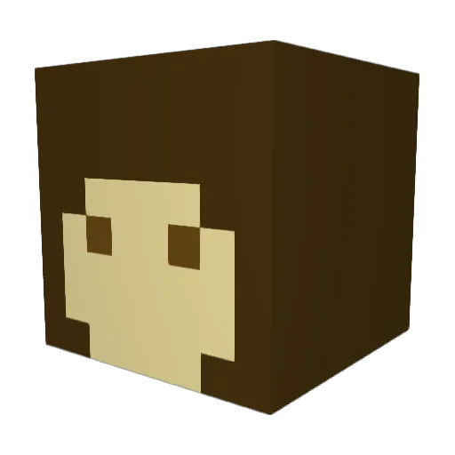 SprinklesTheGod Minecraft avatar head, 3D render