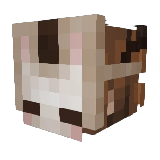 Sprinkles_112 Minecraft avatar head, 3D render