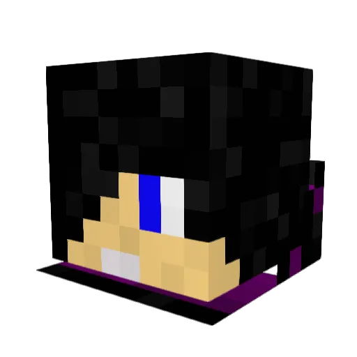 SprintRS Minecraft avatar head, 3D render