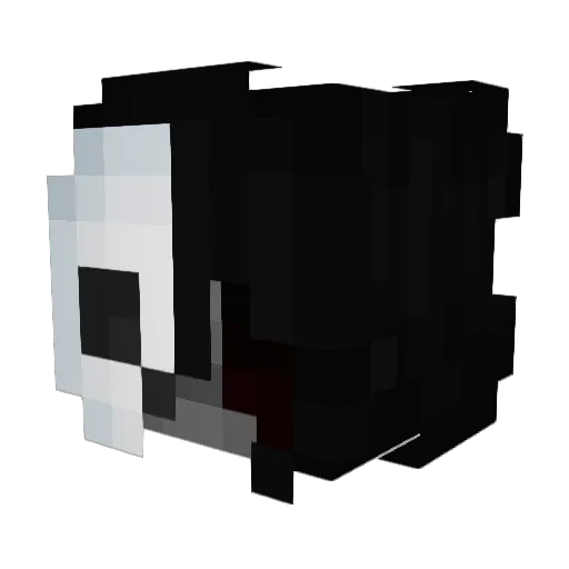 Sprintn Minecraft avatar head, 3D render