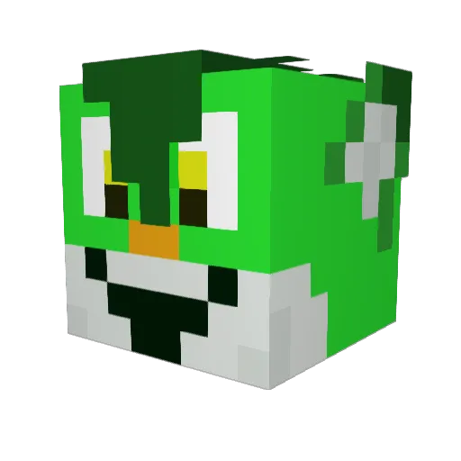 Sprite_The_Dingo Minecraft avatar head, 3D render