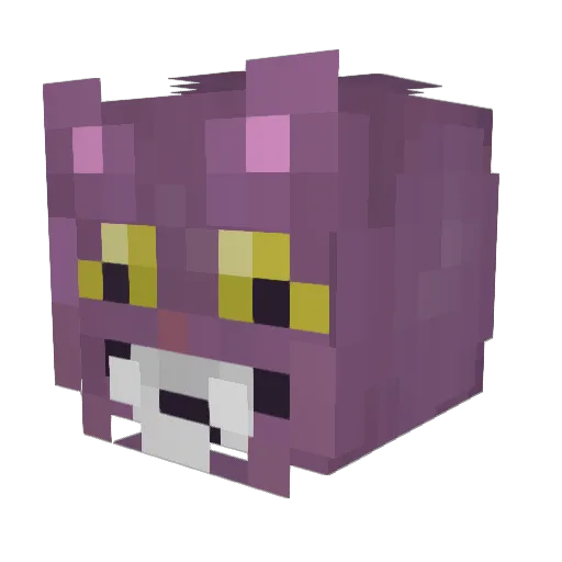 SpriteyBoi Minecraft avatar head, 3D render