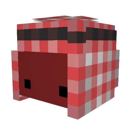 Sprix91 Minecraft avatar head, 3D render