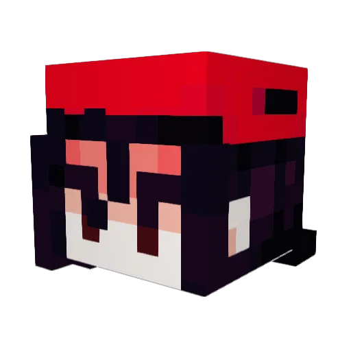 SprmintStarlight Minecraft avatar head, 3D render