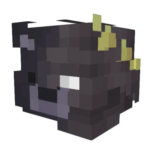 Spronicle Minecraft avatar head, 3D render