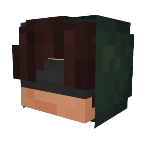 SpruceStudios Minecraft avatar head, 3D render