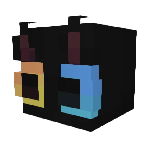 Spruce_Star Minecraft avatar head, 3D render