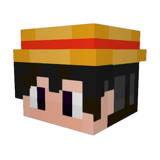 Sprxxyz Minecraft avatar head, 3D render