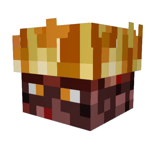 Sprykliller Minecraft avatar head, 3D render