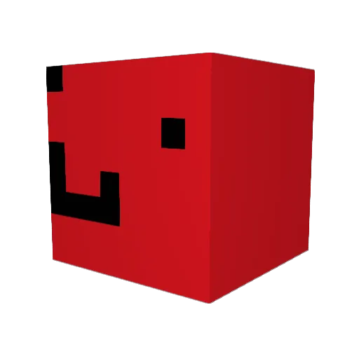 Spuckism Minecraft avatar head, 3D render