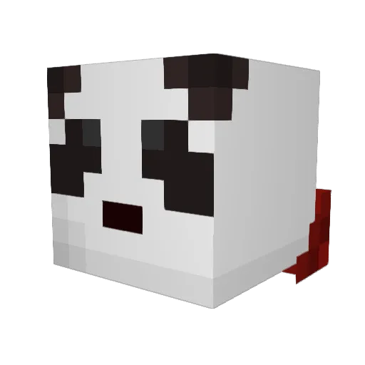 Spud2511 Minecraft avatar head, 3D render