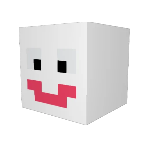 Spud_buddy Minecraft avatar head, 3D render