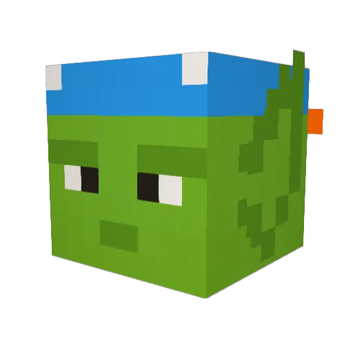 Spudboi47 Minecraft avatar head, 3D render