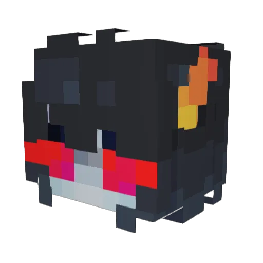 Spudleyboy Minecraft avatar head, 3D render