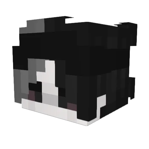 Spudnipz Minecraft avatar head, 3D render
