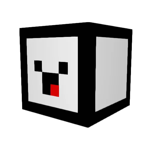 Spudzorg Minecraft avatar head, 3D render