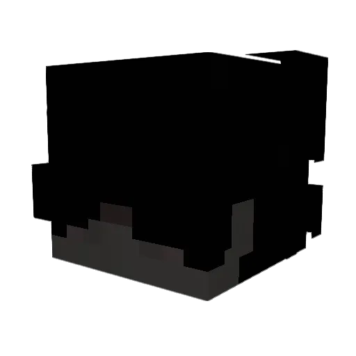 Spuffy515 Minecraft avatar head, 3D render
