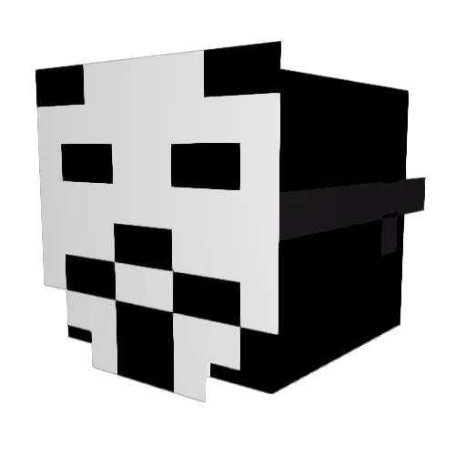 SpuhhGeddi Minecraft avatar head, 3D render