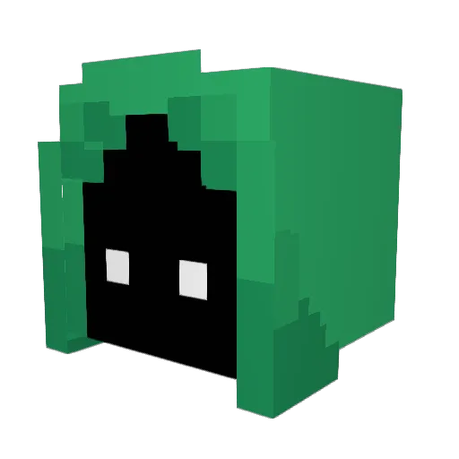 SpunZy_ Minecraft avatar head, 3D render