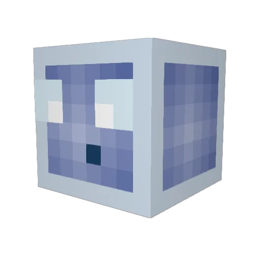 Spungymonk Minecraft avatar head, 3D render