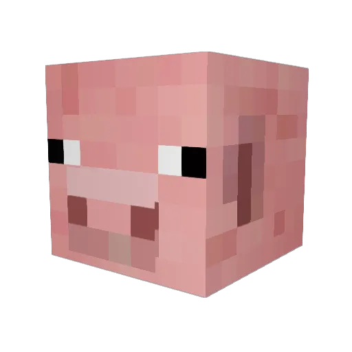 SpurdeSparde Minecraft avatar head, 3D render