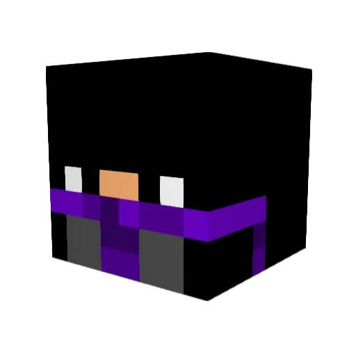 Spurgie Minecraft avatar head, 3D render