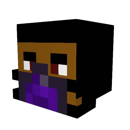 SputnikPancakes Minecraft avatar head, 3D render