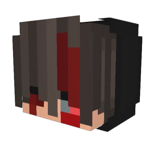 SpuvR_ Minecraft avatar head, 3D render