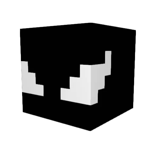 Spuzrime Minecraft avatar head, 3D render