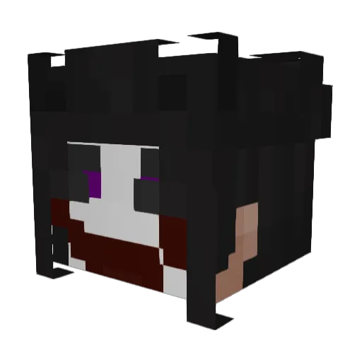 Spwaax Minecraft avatar head, 3D render