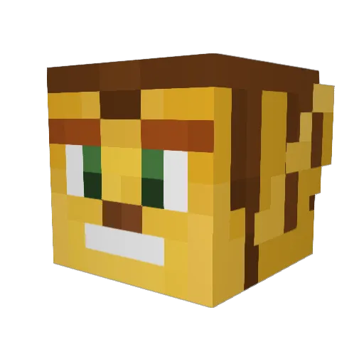 Spwartan Minecraft avatar head, 3D render