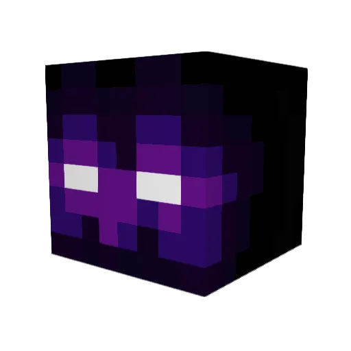 Spxce_btw Minecraft avatar head, 3D render