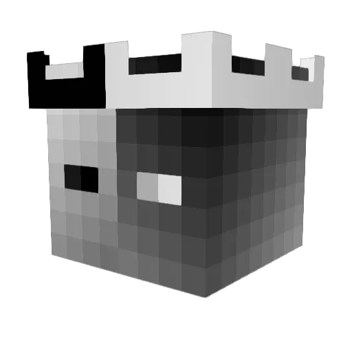 Spxrtful Minecraft avatar head, 3D render
