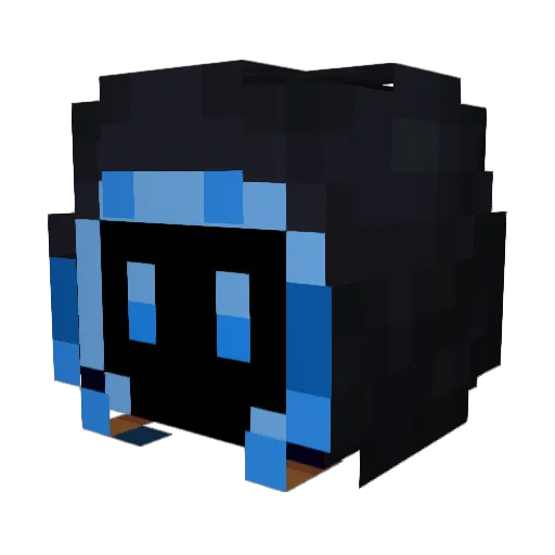 SpyBLit Minecraft avatar head, 3D render
