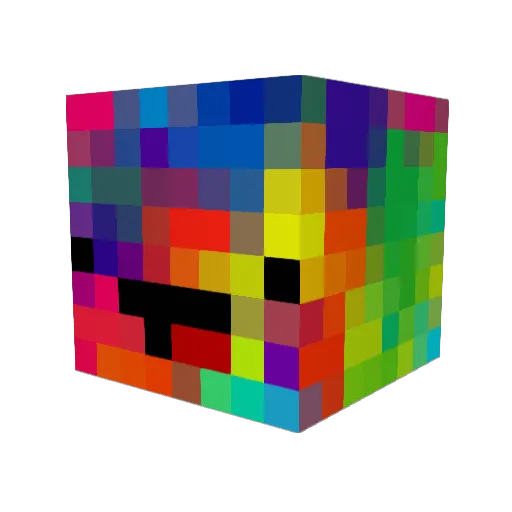 SpyRize Minecraft avatar head, 3D render