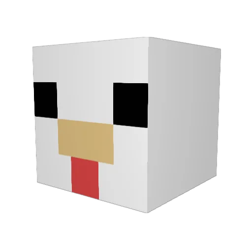 Spy_SV Minecraft avatar head, 3D render