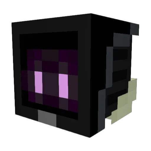 Spyc1_ Minecraft avatar head, 3D render